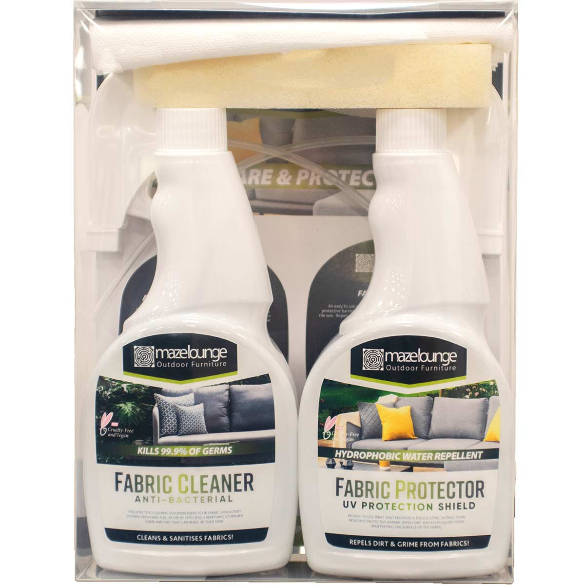 Maze Cleaning Kit and Protector for Outdoor Fabric